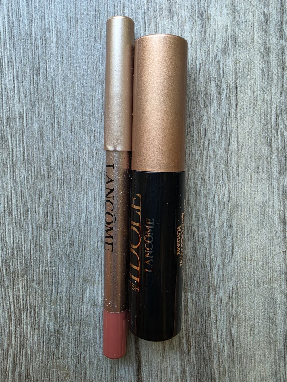 Lancome Last Idole Mascara + Lancome Lip Idole Lip Sharper 53 The Tea Is Hot